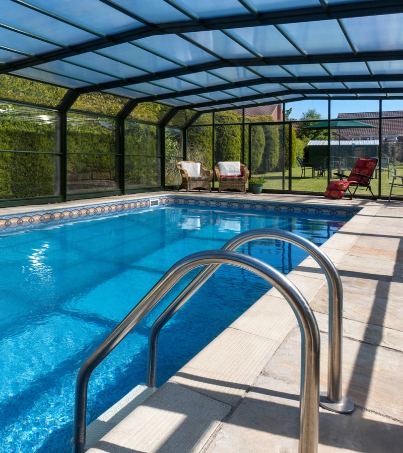 Abri de piscine Haut